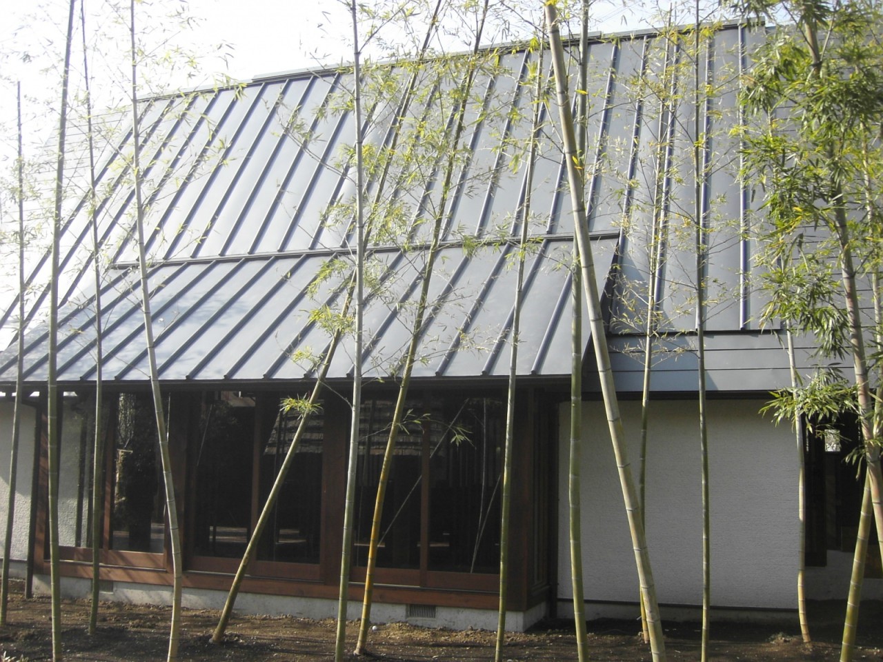 横浜教会　屋根平葺き　瓦棒葺き（横浜市）